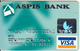 GREECE - ASPIS Bank Visa(reverse Schlumberger Solaic), 01/01, Used - Cartes De Crédit (expiration Min. 10 Ans)