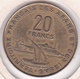 TERRITOIRE FRANCAIS DES AFARS ET DES ISSAS. 20 FRANCS 1975 - Djibouti