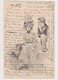 Carte Fantaisie  / Couple . Flirt - Paare