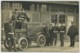 Carte Photo D'un Transport De Fonds Des Postes Et Télégraphes . Policier . Gendarmes . Publicité Bains De Mer Etretat . - Postal Services