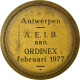 Belgique, Médaille, Anvers, A.E.I.B Aan Ordinex, 1977, SUP, Bronze - Andere & Zonder Classificatie