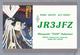 JP.- QSL KAART. CARD. JAPAN. JR3JFZ. Masayuki 'TANI' Nakatani. Gojo-city, NARA. JARL. - Radio Amateur