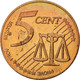 Estonia, Fantasy Euro Patterns, 5 Euro Cent, 2004, SPL, Copper Plated Steel - Estland