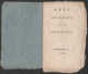 Livret "AVIS AUX LIEGEOIS Par UN EX-MINISTRE 1790" (12 Pages) - Documents Historiques