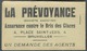 Carnet A13d(a) -  2 Fr.50 (N°110(50)) Avec Publicité LA PREVOYANCE - A La Grande Fabrique - Pardessus Imperméabilisé Au - 1907-1941 Old [A]