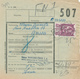 29/429 -- Timbre Pour ASSURANCE 1000 F Bureau De ST GILLES Chée De Charleroi 1951 S/ Formule De Colis Chemin De Fer - Other & Unclassified