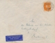 Nederlands Indië - 1942 - 17,5 Cent Konijnenburg - Enkelfrankering Op LP-cover Van Padang Naar Batavia - Nederlands-Indië