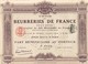 Titre Ancien - Union Des Beurreries De France - Société Anonyme - Titre De 1910 - - Industrie