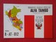 POSTAL POST CARD QSL RADIOAFICIONADOS RADIO AMATEUR GRUPPO ALFA TANGO ITALIA DIVISIÓN PERÚ PERU MAPA MAP BANDERA FLAG... - Otros & Sin Clasificación