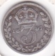 Grande Bretagne. 3 Pence 1897 Victoria, En Argent. KM# 777 - F. 3 Pence