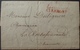 R1615/196 - ✉️ 9 FEVR. 1824 - Liancourt CLERMONT (Oise) à LA ROCHEFOUCAULT (Charente) - MARQUE " 58 Liancourt CLERMONT " - 1801-1848: Précurseurs XIX