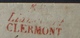 R1615/196 - ✉️ 9 FEVR. 1824 - Liancourt CLERMONT (Oise) à LA ROCHEFOUCAULT (Charente) - MARQUE " 58 Liancourt CLERMONT " - 1801-1848: Précurseurs XIX