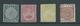 Fiji 1891 - 1902 1/2d , 1d , 2d & 2&1/2d Fine Mint - Fiji (...-1970)
