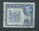 Fiji 1938 - 1955 KGVI Definitives 1/6 Coat Of Arms Perforation 13 Used , Attractive But Thinned - Fiji (...-1970)