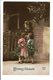 CPA - Carte Postale Belgique-Bonne Année -Deux Enfants S'embrassant -1913--VM4809 - Nouvel An