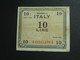 10 Dieci Lire Italy 1943 - Allied Military Currency - Série 1943  **** EN ACHAT IMMEDIAT **** - Occupation Alliés Seconde Guerre Mondiale