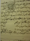 DOCUMENT MANUSCRIT EN ARABE SUR PAPIER FILIGRANE - CIRCA 1912 - Manuscrits
