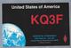 US.- QSL KAART. CARD. KQ3F. United States Of Americ. JOSEPH M. STEPANSKY, Coopersburg, Pennsylvania. ARRL. - Radio Amateur