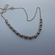 Collier En Argent Massif Et Perles - Collane/Catenine