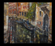 [ITALIA VENEZIA Huile Sur Toile] Canal à Venise. - Huiles