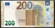 ITALIA € 200 SA S004 DRAGHI   UNC - 200 Euro