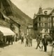 Suisse Alpes Zermatt Hauptstrasse Hotel Du Mont Cervin Ancienne Photo Stereo NPG 1900 - Stereoscopio