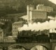 Italie Voltri Pont De Chemin De Fer Train A Vapeur Ancienne Photo Stereo NPG 1900 - Stereoscopio