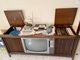 RARE : VINTAGE RCA VICTOR CONSOLE TELEVISION WITH RADIO AND PHONOGRAPH & LOTS OF RECORDS - Other & Unclassified