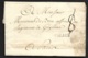 Pas De Calais-Lettre Avec Marque CALAIS-Pour Paris - 1701-1800: Precursors XVIII