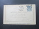 Frankreich 1894 Kartenbrief Poste Restante Ship Letter ?! Nach Tunis - Tarjetas Cartas