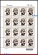 Ref. BR-V2018-072F BRAZIL 2018 FAMOUS PEOPLE, 150 YEARS OF MAHATMA, GANDHI BIRTH, SHEET MNH 16V - Ungebraucht