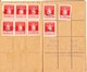 1927 Saving Booklet Typ 1 Dark Grey; STempel: Udstedet Igdlorssuit 18x20 Öre(Thiele, Red) + 3x 1 Kr. ( Lachmann) - Spoorwegzegels