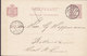 Netherlands Postal Stationery Ganzsache Entier 2½c Ziffer Violett, Rosa Betaald Antword ROTTERDAM 1895 Motel St. Lucas - Postal Stationery