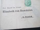 Social Philately Streifband 1893 Ihrer Majestät Der Königin Elisabath Von Rumänien In Neuwied Königshaus - Briefe U. Dokumente