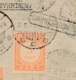 Delcampe - Nederlands Indië - 1929 - Curieuze Binnenlandse Vliegpost (?) - Heen En Terug Met 2x 10 Cent LP-zegel En 2x 5 Cent Port - Nederlands-Indië