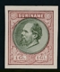 Suriname - 1888 - 1 Gulden Willem III - Proevenboek 13f Bruin Met Olijf - Surinam ... - 1975