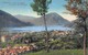 Cartolina Porlezza Lago Di Lugano Illustrata 1933 Segnata - Non Classificati