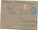 HAUTE SILESIE  - 1921 - SUPERBE AFFR. TRICOLORE Sur ENVELOPPE De RYBNIK ! => FRANCE - Slesia