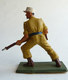 SOLDAT FIGURINE FIG STARLUX 1958 SOLDAT LEGIONNAIRE 5090 CHARGEANT Socle Vert Kaki - Starlux