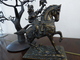 RARE CHEVALIER FAUCONNIER - Bronzes