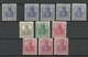 Deutsches Reich 1902/20 Germania, 11 Stamps, * (NB! 2 1/2 Mk Stamp Has A Thin/ Haftstelle) - Ungebraucht