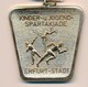 DDR 1968 Erfurt - Stadt Medaille Kinder- Und Jugendspartakiade DTSB FDJ - DDR