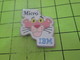 115c Pin's Pins / Beau Et Rare : THEME : INFORMATIQUE / PANTHERE ROSE MICRO IBM - Informatique