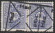 Denmark, D.S.B., Railway Stamp, Horizontal Pair, Used - Andere & Zonder Classificatie