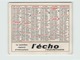 Calendrier Offert Par " L'Echo Républicain " Année 1975 - Petit Format : 1971-80