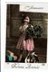 CPA - Carte Postale  Belgique-Bonne Année-Une Fillette à Côté De Cadeaux Et De Fleurs-1910 M4896 - Nouvel An