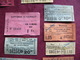 Lot 12 Tickets Tramways Nice Et Littoral Cimiez Monaco Monte Carlo Autobus De Gairaut - Europe