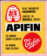 Sticker - APIFIN Een Bonbon Zonder Kleurstof - Bevat Natuurlijke Honing - Trefin - Autocollants
