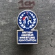 Badge Pin ZN008639 - Wrestling Great Britain Amateur Federation Association Union - Wrestling