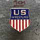 Badge Pin ZN008654 - Wrestling USA Federation Association Union - Worstelen